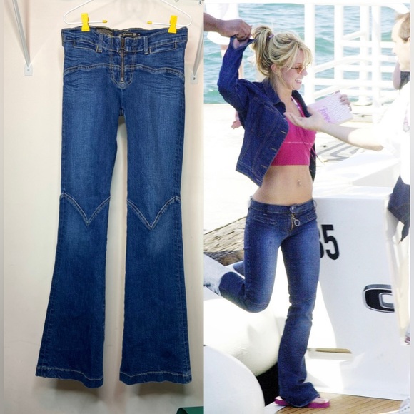 BRITNEY SPEARS SERFONTAINE JEANS - Picture 1 of 13